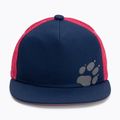 Бейсболка дитяча Jack Wolfskin Rib Paw синьо-рожева 1907641_1225 4