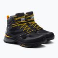 Черевики для трекінгу чоловічі Jack Wolfskin Force Striker Texapore Mid black/burly yellow xt 4038823 5