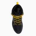 Черевики для трекінгу чоловічі Jack Wolfskin Force Striker Texapore Mid black/burly yellow xt 4038823 6