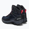 Черевики для трекінгу жіночі Jack Wolfskin Rebellion Guide Texapore Mid чорно-блакитні 4053801 3