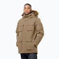 Куртка зимова чоловіча Jack Wolfskin Glacier Canyon Parka коричнева 1107674_5136