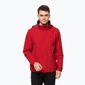 Куртка дощовик чоловіча Jack Wolfskin Stormy Point 2L червона 1111142_2206