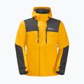 Куртка дощовик чоловіча Jack Wolfskin Jasper жовта 1115261_3802_002 9