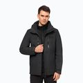 Куртка дощовик чоловіча Jack Wolfskin Jasper чорна 1115261_6000_006
