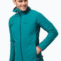 Куртка для скітуру чоловіча Jack Wolfskin Alpspitze Ins Hoody зелена 1206781_1124