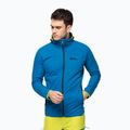 Куртка для скітуру чоловіча Jack Wolfskin Alpspitze Ins Hoody блакитна 1206781_1361