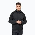 Куртка софтшел чоловіча Jack Wolfskin Feldberg Hoody сіра 1306922