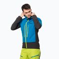 Куртка для скітуру чоловіча Jack Wolfskin Alpspitze Hoody блакитна 1307371_1361