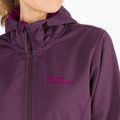 Куртка софтшел жіноча Jack Wolfskin Windhain Hoody фіолетова 1307481 6