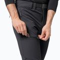 Штани софтшел чоловічі Jack Wolfskin Holdsteig чорні 1507571 4