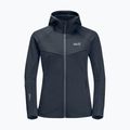 Флісова кофта жіноча Jack Wolfskin Hydro Grid Fleece сіра 1709911 9