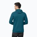 Флісова кофта чоловіча Jack Wolfskin Hydro Grid Hooded FZ блакитна 1710002 2