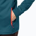 Флісова кофта чоловіча Jack Wolfskin Hydro Grid Hooded FZ блакитна 1710002 5