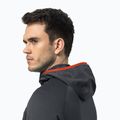 Флісова кофта чоловіча Jack Wolfskin Hydro Grid Hooded FZ сіра 1710002 4