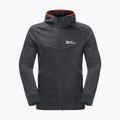 Флісова кофта чоловіча Jack Wolfskin Hydro Grid Hooded FZ сіра 1710002 6