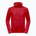 Флісова кофта чоловіча Jack Wolfskin Baiselberg червона 1710541 5