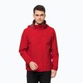 Куртка дощовик чоловіча Jack Wolfskin Stormy Point 2L червона 1111142