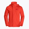 Куртка дощовик чоловіча Jack Wolfskin Stormy Point 2L червона 1111142 5