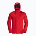 Куртка дощовик чоловіча Jack Wolfskin Stormy Point 2L червона 1111142 6