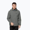 Куртка дощовик чоловіча Jack Wolfskin Stormy Point 2L зелена 1111142