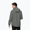 Куртка дощовик чоловіча Jack Wolfskin Stormy Point 2L зелена 1111142 2