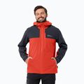Куртка дощовик чоловіча Jack Wolfskin Go Hike червона 1114051