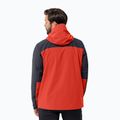 Куртка дощовик чоловіча Jack Wolfskin Go Hike червона 1114051 2