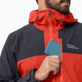 Куртка дощовик чоловіча Jack Wolfskin Go Hike червона 1114051 3