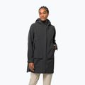 Куртка дощовик жіноча Jack Wolfskin Goldgewann Parka чорна 1115731_6350_002