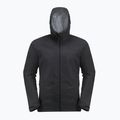 Куртка дощовик чоловіча Jack Wolfskin Elsberg 2.5L чорна 1115881_6000_003 6