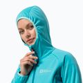 Куртка софтшел жіноча Jack Wolfskin Go Hike Softshell блакитна 1306862 3