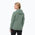 Куртка софтшел жіноча Jack Wolfskin Bornberg Hoody зелена 1307691 2