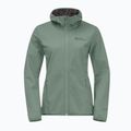 Куртка софтшел жіноча Jack Wolfskin Bornberg Hoody зелена 1307691 4