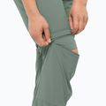 Штани софтшел жіночі Jack Wolfskin Glastal Zip Off зелені 1508151_4151_042 4