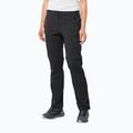 Штани софтшел жіночі Jack Wolfskin Glastal Zip Off чорні 1508151_6000_042