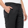 Штани софтшел жіночі Jack Wolfskin Glastal Zip Off чорні 1508151_6000_042 5