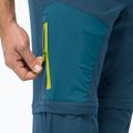 Штани софтшел чоловічі Jack Wolfskin Glastal Zip Away сині 1508301 5