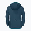 Куртка софтшел дитяча Jack Wolfskin Fourwinds Jacket Kids синя 1608011 5