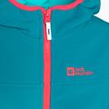 Куртка софтшел дитяча Jack Wolfskin Fourwinds Jacket Kids блакитна 1608011 3