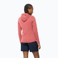Кофта трекінгова жіноча Jack Wolfskin Modesto Hooded рожева 1706254 2