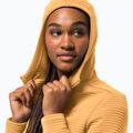 Кофта трекінгова жіноча Jack Wolfskin Modesto Hooded жовта 1706254 3