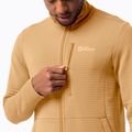 Кофта трекінгова чоловіча Jack Wolfskin Modesto жовта 1706483 3