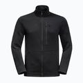 Кофта трекінгова чоловіча Jack Wolfskin Modesto чорна 1706483 4