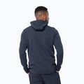 Кофта трекінгова чоловіча Jack Wolfskin Modesto Hooded синя 1706493 2