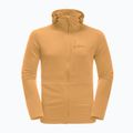 Кофта трекінгова чоловіча Jack Wolfskin Modesto Hooded жовта 1706493 5