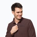 Кофта трекінгова чоловіча Jack Wolfskin Taunus HZ бордова 1709522 3