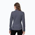 Кофта трекінгова жіноча Jack Wolfskin Peak Grid Fleece сіра 1710351 2