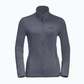 Кофта трекінгова жіноча Jack Wolfskin Peak Grid Fleece сіра 1710351 4