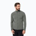 Кофта трекінгова чоловіча Jack Wolfskin Prelight FZ зелена 1711001