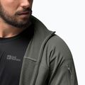 Кофта трекінгова чоловіча Jack Wolfskin Prelight FZ зелена 1711001 4